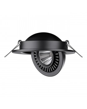 358816 SPOT NT21 252 черный Светильник встраиваемый светодиодный IP20 LED 9W 770Лм 4000K 220V GESSO-foto6