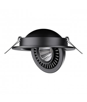 358816 SPOT NT21 252 черный Светильник встраиваемый светодиодный IP20 LED 9W 770Лм 4000K 220V GESSO-foto6