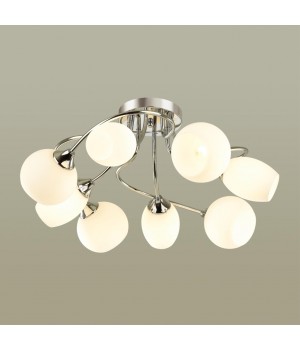 4552/8C COMFI LN21 059 хром, белый Люстра потолочная E27 8*60W 220V ALEXIS-foto3