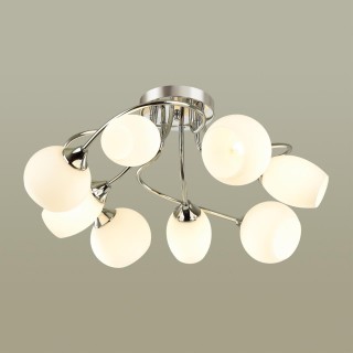 4552/8C COMFI LN21 059 хром, белый Люстра потолочная E27 8*60W 220V ALEXIS-foto3