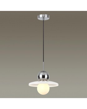 5014/1A MODERN ODL23 295 хром/белый/белый матовый металл/стекло Подвес G9 LED 5W HATTY-foto3