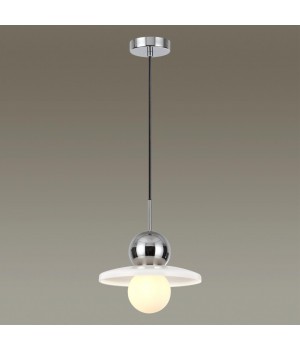 5014/1A MODERN ODL23 295 хром/белый/белый матовый металл/стекло Подвес G9 LED 5W HATTY-foto3