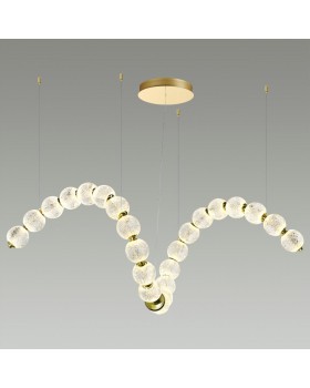 5008/92L L-VISION ODL23 413 золотой/прозрачный/металл/акрил Люстра LED 92W 4000K 4600Лм CRYSTAL-foto3