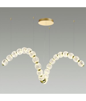 5008/92L L-VISION ODL23 413 золотой/прозрачный/металл/акрил Люстра LED 92W 4000K 4600Лм CRYSTAL-foto3