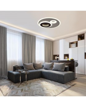 4501/85CL LEDIO LN20 034 белый, черный Люстра потолочная LED 85W 3000-6000К 6420Лм 220V MILLY-foto3