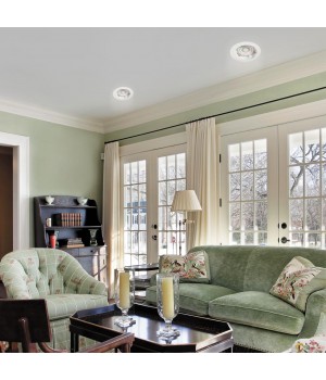 357357 SPOT NT17 275 белый/золото Встраиваемый светильник IP20 LED 7W 85-265V GESSO-foto3