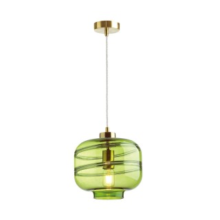 4773/1 PENDANT ODL21 281 зеленый/бронзовый Подвес E27 60W STORBI-foto6