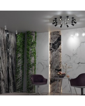 370929 OVER NT22 163 белый Светильник накладной IP20 GU10 50W 220V MOLO-foto3