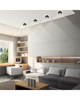 358354 OVER NT20 193 черный Светильник накладной IP20 LED 18W вниз/6W вверх 85-265V 4000K ORO-foto4