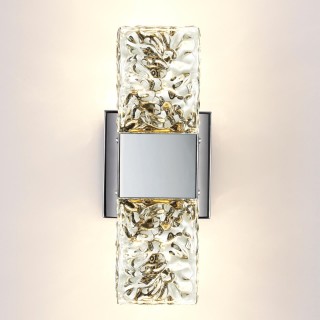 4365/5WL HIGHTECH ODL23 203 хром полированный/стекло Настенный св-к IP20 LED 10W 634Лм 3000K RICCI-foto4