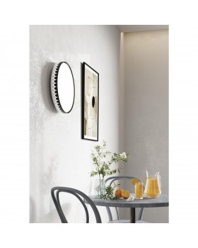 3053/DL PALE SN 023 Светильник пластик/белый/черный LED 48Вт 3000-6000К D385 IP43 пульт ДУ DORTA-foto4