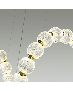 5008/92L L-VISION ODL23 413 золотой/прозрачный/металл/акрил Люстра LED 92W 4000K 4600Лм CRYSTAL-foto5