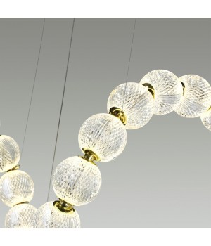 5008/92L L-VISION ODL23 413 золотой/прозрачный/металл/акрил Люстра LED 92W 4000K 4600Лм CRYSTAL-foto5