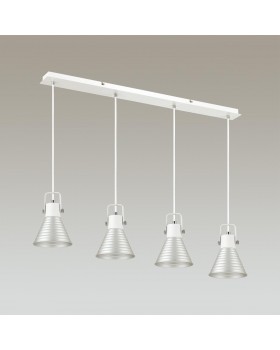 3788/4 MODERNI LN19 161 матовый белый, серебряный Светильник подвесной E14 4*40W 220V OLLIE-foto3