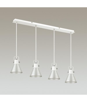 3788/4 MODERNI LN19 161 матовый белый, серебряный Светильник подвесной E14 4*40W 220V OLLIE-foto3