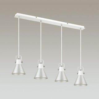 3788/4 MODERNI LN19 161 матовый белый, серебряный Светильник подвесной E14 4*40W 220V OLLIE-foto3