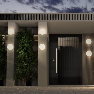 358881 STREET NT22 356 белый Светильник ландшафтный светодиодный IP54 LED 4000К 18W 220V OPAL-foto3