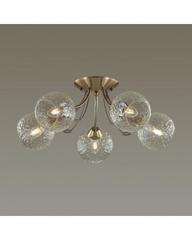 5266/5C COMFI LN23 194 античная латунь Люстра потолочная E14 5*40W 220V TULA-foto3