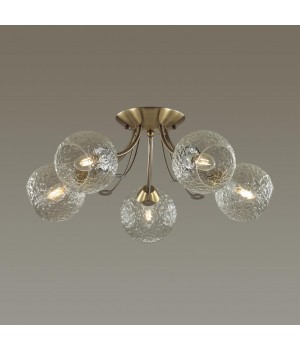 5266/5C COMFI LN23 194 античная латунь Люстра потолочная E14 5*40W 220V TULA-foto3