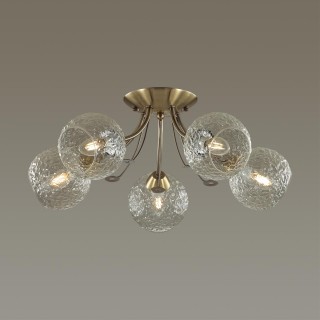 5266/5C COMFI LN23 194 античная латунь Люстра потолочная E14 5*40W 220V TULA-foto3