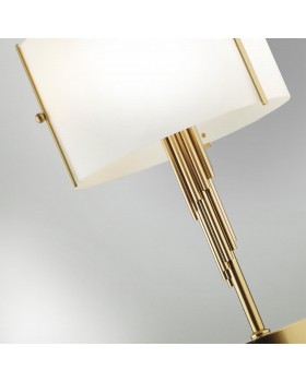 5415/2T MODERN ODL_EX23 39 бронзовый/белый матовый/металл/стекло Настольная лампа E27 2*40W MARGARET-foto5