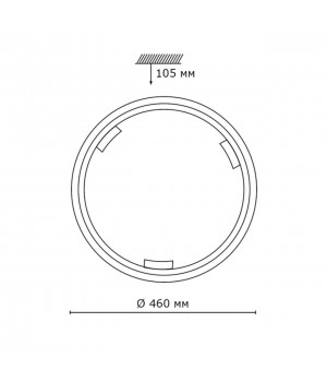 260 GL-WOOD SN 109 Светильник стекло/белое/темный орех E27 2*100Вт D460 GRECA WOOD-foto2