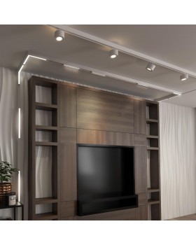 358605 SHINO NT21 045 белый Трековый светильник для низковольного шинопровода IP20 LED 4000K 24W 48V FLUM-foto3