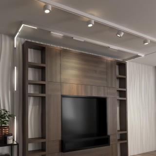 358605 SHINO NT21 045 белый Трековый светильник для низковольного шинопровода IP20 LED 4000K 24W 48V FLUM-foto3