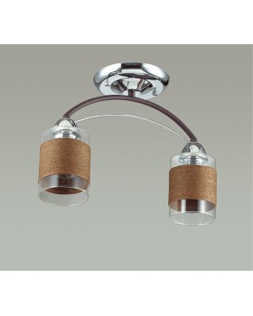 3030/2C COMFI LN16 206 хром, кофе Люстра потолочная E27 2*60W 220V FILLA-foto3