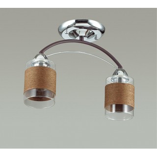 3030/2C COMFI LN16 206 хром, кофе Люстра потолочная E27 2*60W 220V FILLA-foto3