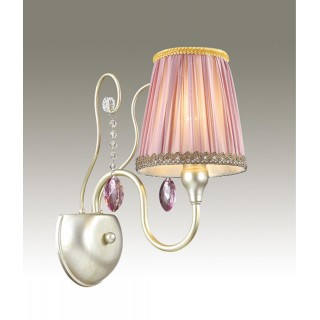 3393/1W CLASSIC ODL17 499 мат.золото/серебр.патина/хрусталь Бра E14 40W 220V GAELLORI-foto4