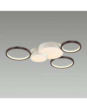 5253/80CL LEDIO LN23 белый, черный Люстра потолочная LED 80W 5280Лм 220V NORBERT-foto3