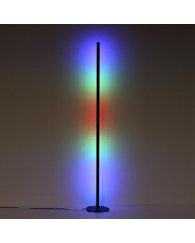 4335/32FL HIGHTECH ODL23 117 черный/акрил Напольный светильник RGBW управляемый с пульта, приложения Tuya, встроенный микрофон IP20 LED 32W 3000K FILL-foto3