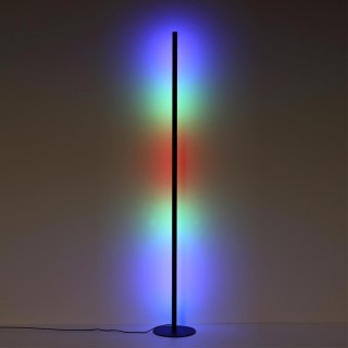 4335/32FL HIGHTECH ODL23 117 черный/акрил Напольный светильник RGBW управляемый с пульта, приложения Tuya, встроенный микрофон IP20 LED 32W 3000K FILL-foto3