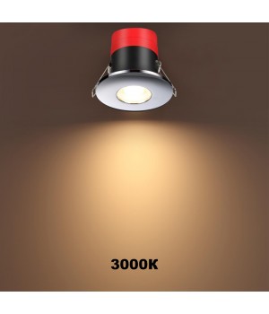 358640 SPOT NT21 243 хром Светильник встраиваемый светодиодный диммируемый, смена цв. температуры IP65 LED 3000К\4000К\5000К 8W 220V REGEN-foto5