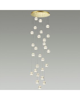 5008/120L L-VISION ODL23 417 золотой/прозрачный/металл/акрил Люстра каскадная LED 120W 4000K 6600Лм CRYSTAL-foto3