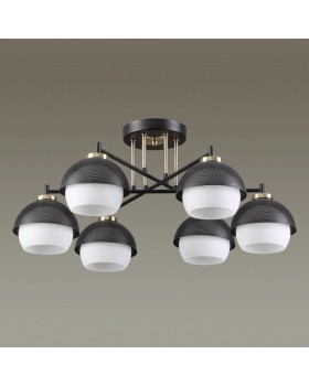 4456/6C COMFI LN20 048 черный, бронза, белый Люстра потолочная E27 6*60W 220V JADE-foto3