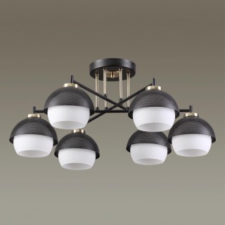 4456/6C COMFI LN20 048 черный, бронза, белый Люстра потолочная E27 6*60W 220V JADE-foto3