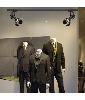 370408 PORT NT19 107 черный Светильник трековый однофазный трехжильный IP20 GU10 50W 220V UFO-foto3