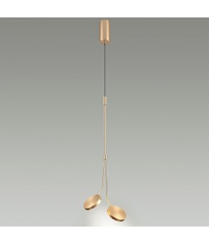 5011/16L L-VISION ODL23 171 золотой матовый металл/акрил Подвес LED 16W 3000K MARO-foto3