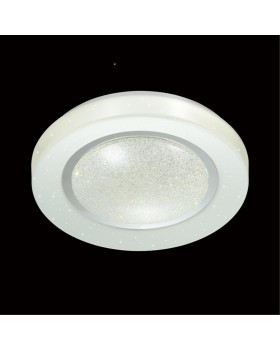 2079/CL PALE SN 068 Светильник пластик/белый/прозрачный LED 30Вт 4000К D330 IP43 PINOLA-foto3