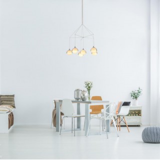 3597/6 MODERNI LN18 114 белый, хром Люстра G9 6*40W 220V DONDOO-foto3