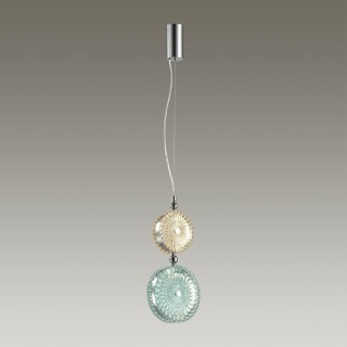 5416/13LD L-VISION ODL_EX23 10 хром/желтый/голубой металл/стекло Подвес LED 13W 4000K CARAMELLA-foto3