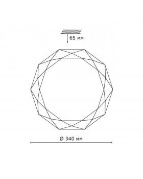 2012/CL PALE SN 085 Светильник пластик/белый/прозрачный LED 30Вт 4000K D340 IP43 TORA-foto2
