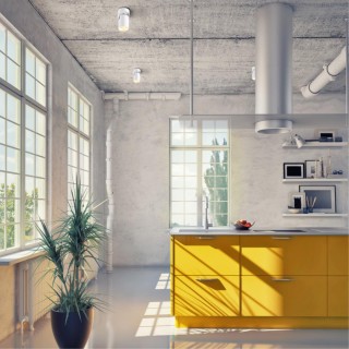 3854/1C HIGHTECH ODL19 204 белый Потолочный поворотный светильник GU10 50W 220V CORSUS-foto4