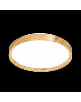 3019/DL TAN SN 063 Светильник пластик/белый/под дерево LED 48Вт 3000-6500 D390 IP43 пульт ДУ/ LampSmart WOODI-foto4