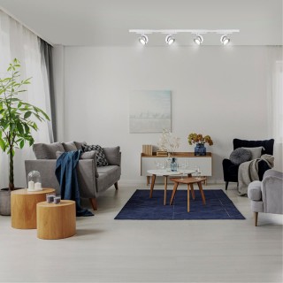 358167 PORT NT19 124 белый Трехфазный трековый светодиодный светильник IP20 LED 4000K 20W CURL-foto3