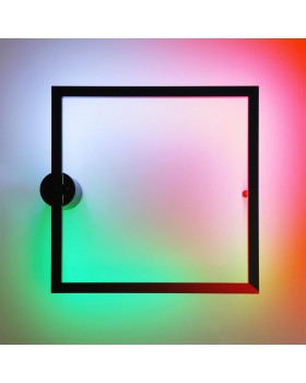 4385/18WL HIGHTECH ODL23 121 черный/металл Настенный светильник IP20 RGB динамическая подсветка ПДУ в комплекте LED 18W 3000K OMEN-foto3