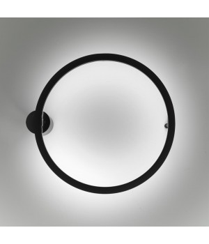 4386/18WL HIGHTECH ODL23 121 черный/металл Настенный светильник IP20 RGB динамическая подсветка ПДУ в комплекте LED 18W 3000K OMEN-foto5