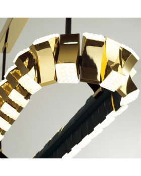 4993/90LA L-VISION ODL23 373 золотой/черный/металл/акрил Люстра LED 90W 3000K ASTURO-foto6